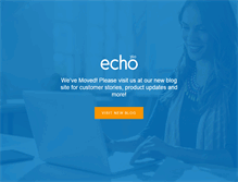 Tablet Screenshot of blog.echo360.com